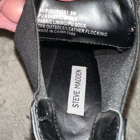 Steve Madden Black Platform Booties - Picture 7 of 7